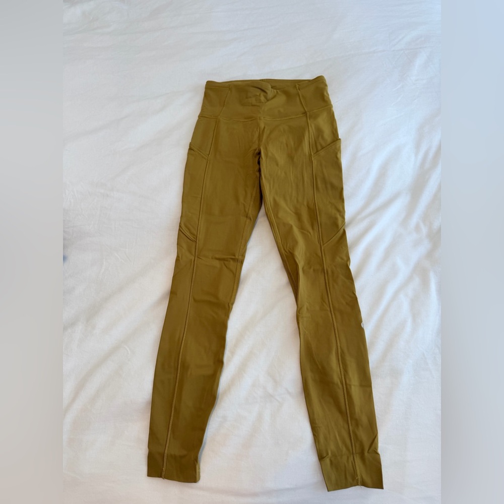 Lululemon Athletica Tan Leggings